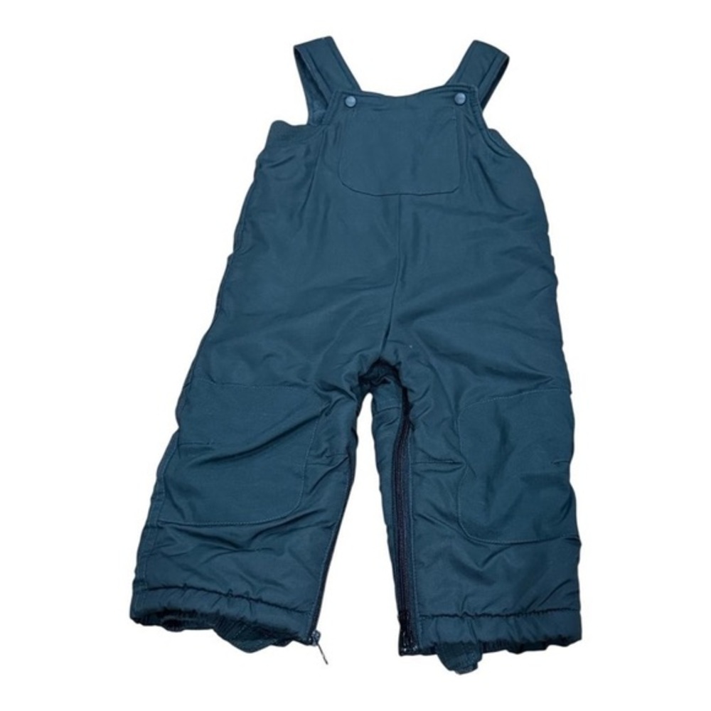 PLACE Snow Bib Overalls Toddler 18 Months Dark Teal Insulated Thermolite Fleece